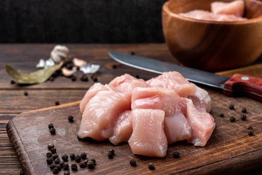 Grade A Diced Chicken Breast